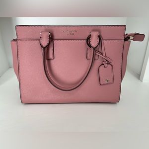 Kate Spade New York Cameron Medium Satchel Purse Dusty Peony *Very Hard To Find*